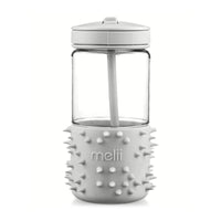 Melii Spikey Water Bottle for Kids - Sensory Exploration with Soft Silicone Spikes, Leak Proof Straw, and Easy Grip Handle - BPA Free, Durable Tritan, Perfect for On-the-Go Hydration, 12 oz_1