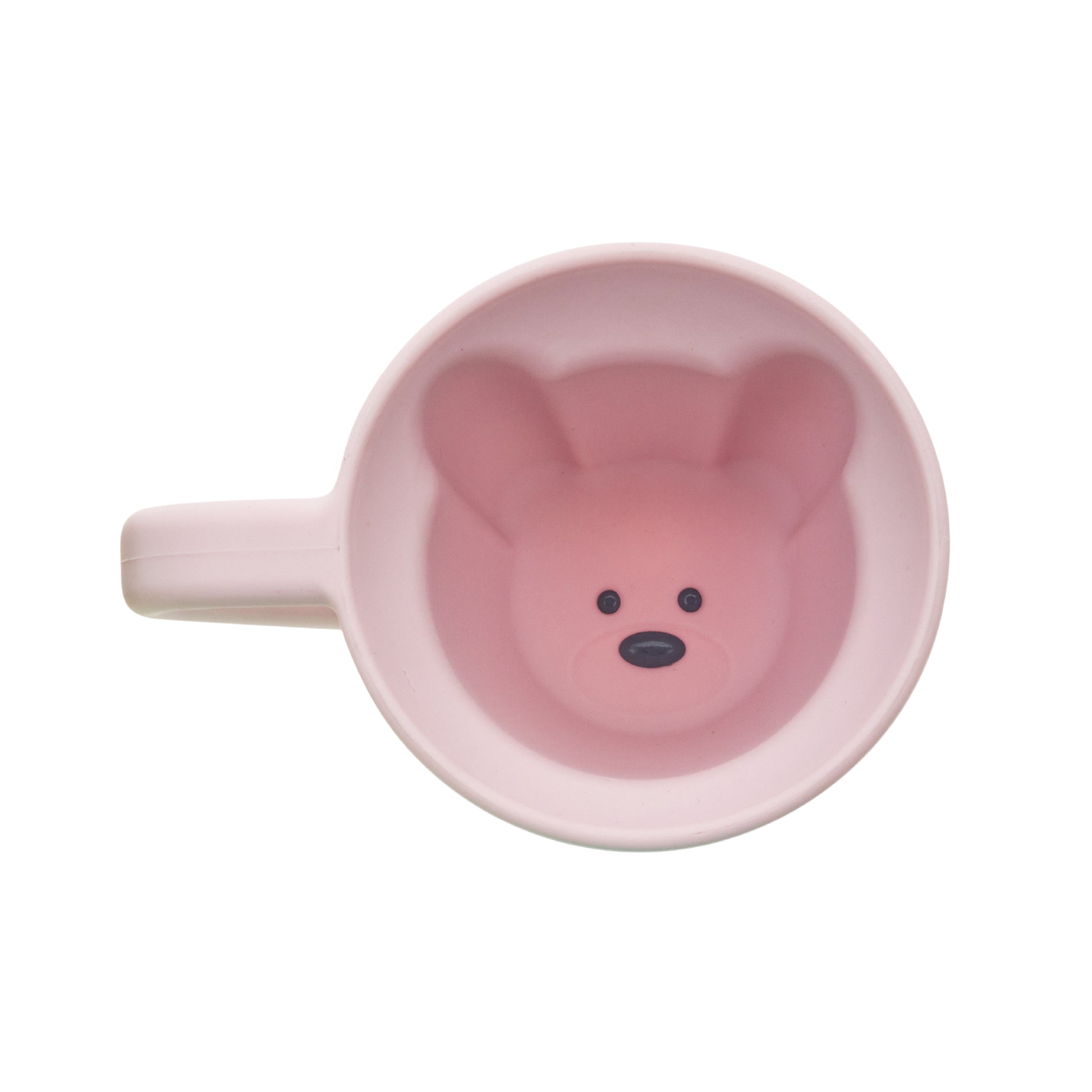 Melii Pretend Play Pink Bear Mug for Kids - Imaginative Silicone Cup with Magical Bear-Shaped Beverage, Perfect for Hot and Cold Drinks - Durable, BPA-Free