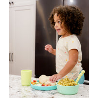 Melii 3-Piece Silicone Meal Set - Colorful, Durable, and Safe Dinnerware for Babies, Toddlers, and Kids - BPA-Free, Microwave Safe, Easy-Clean Dish Set_5