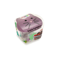 Melii Cat Snack Containers - Adorable, Airtight, and Leakproof Designs for Kids - BPA Free, Easy Clean, Perfect for On the Go Snacking and Lunch Boxes_5