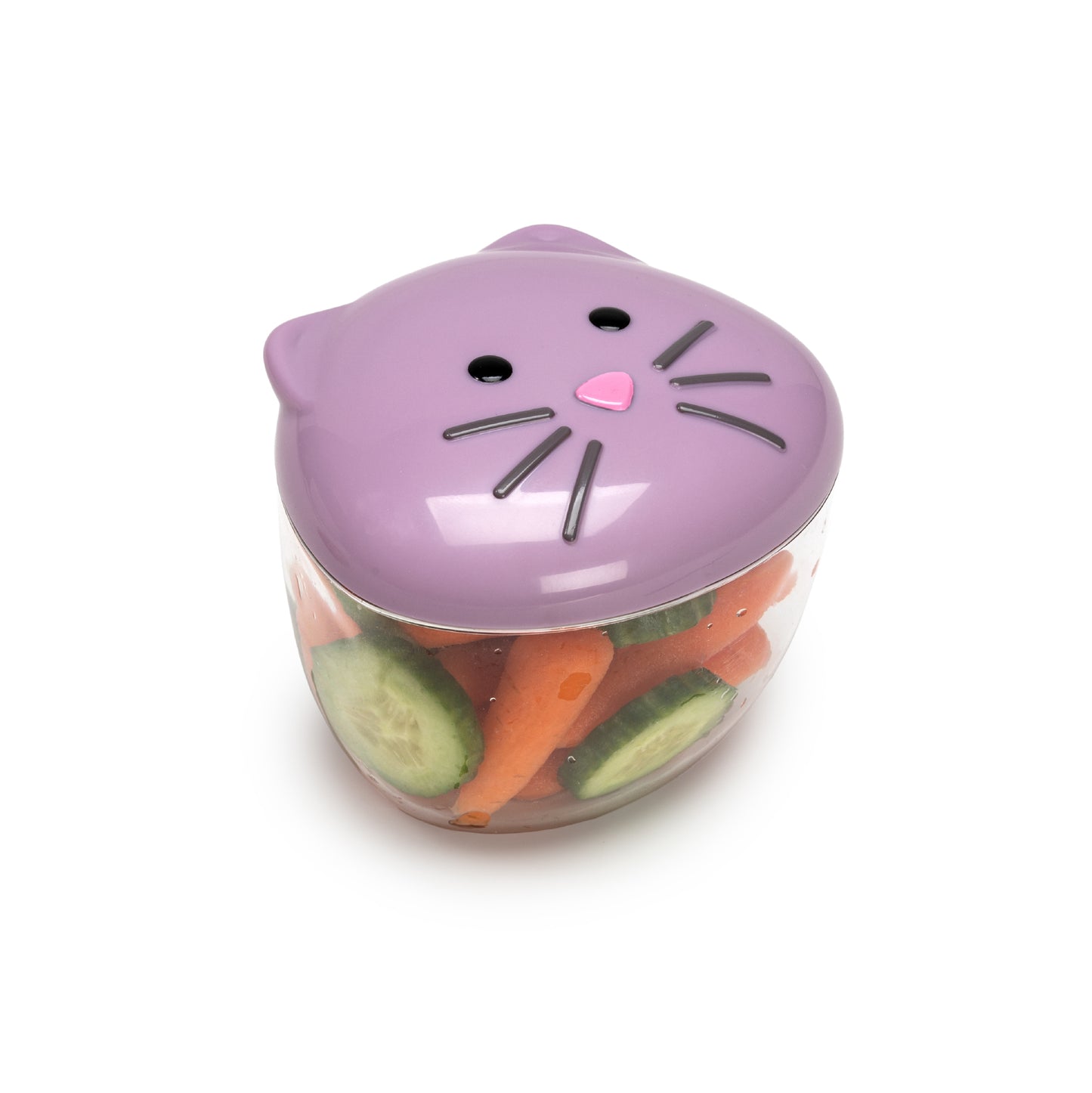 Melii Cat Snack Containers - Adorable, Airtight, and Leakproof Designs for Kids - BPA Free, Easy Clean, Perfect for On the Go Snacking and Lunch Boxes