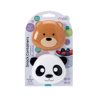 Melii Bear & Panda Snack Containers for Kids - Adorable Airtight, Leakproof Kids Food Storage Set for On-the-Go Joyful Snacking - BPA-Free, Easy to Clean_3