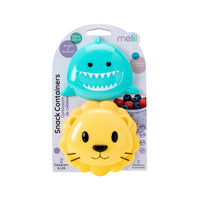 Melii Shark & Lion Snack Containers for Kids - Adorable Airtight, Leakproof Kids Food Storage Set for On-the-Go Joyful Snacking - BPA-Free, Easy to Clean_3