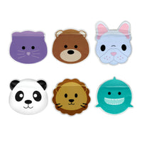 Melii Reusable Snack Bags - Set of 6 Adorable Animal Character Bags with Zip Leak-Proof Seal - Eco-Friendly, BPA-Free, Washable, and Perfect for On-the-Go Snacking_5