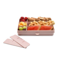 melii Snackle Box Pink - 12 Compartment Snack Container with Removable Dividers for Customizable Storage - Ideal for On the Go Snacking, BPA Free, Easy to Open and Clean_2