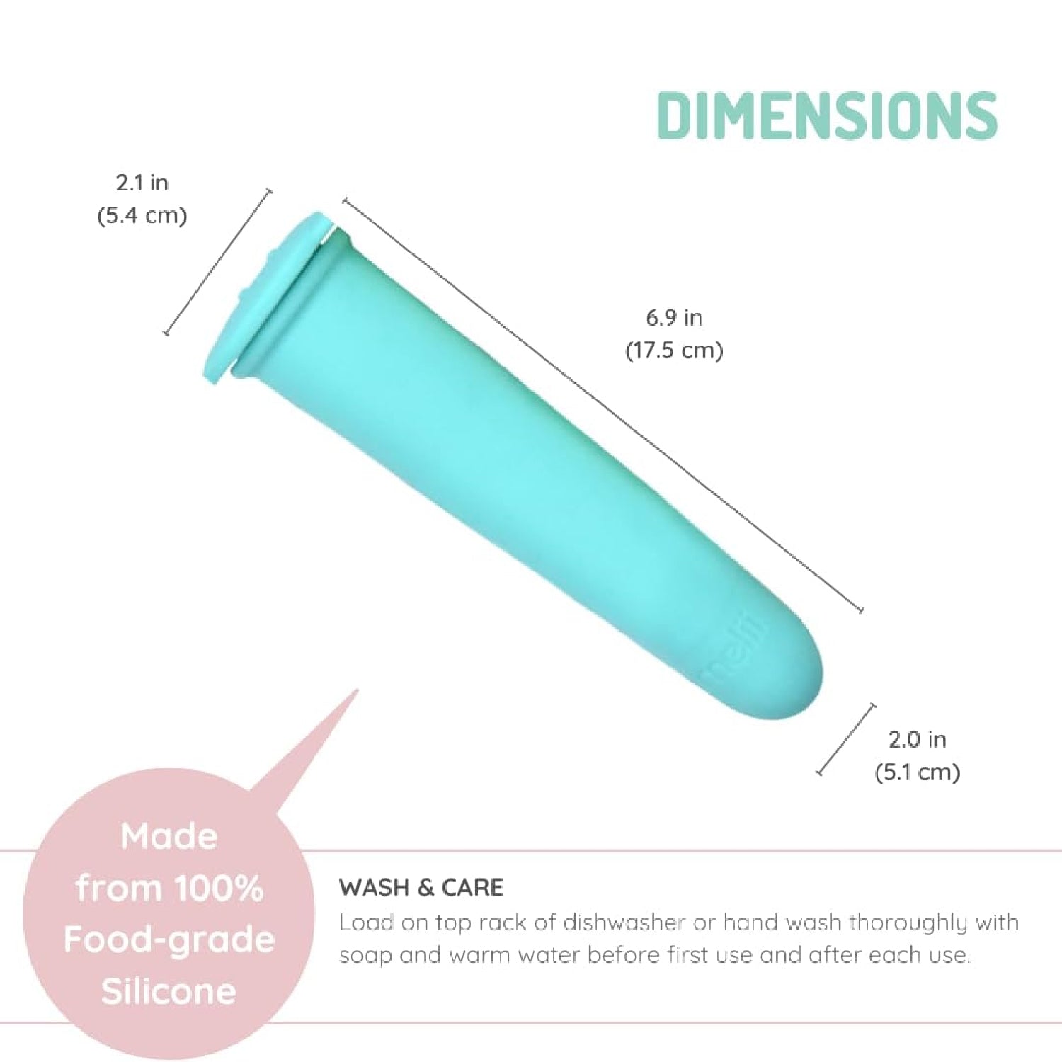 Melii Push Pops - Animal 2 pack - Shark + Bear (6sets/inner)