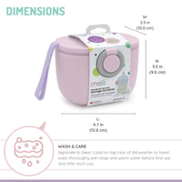 Melii Travel Formula Container with Scoop - Pink (6pc/inner)_2