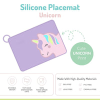 Melii Silicone Placemat - Unicorn (6 unit/inner)_2