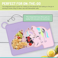 Melii Silicone Placemat - Unicorn (6 unit/inner)_5