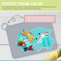 Melii Silicone Placemat - Shark (6 pc/inner)_5