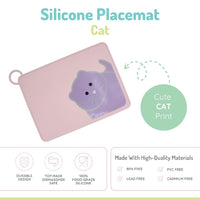 Melii Silicone Placemat - Cat (6 pc/inner)_2