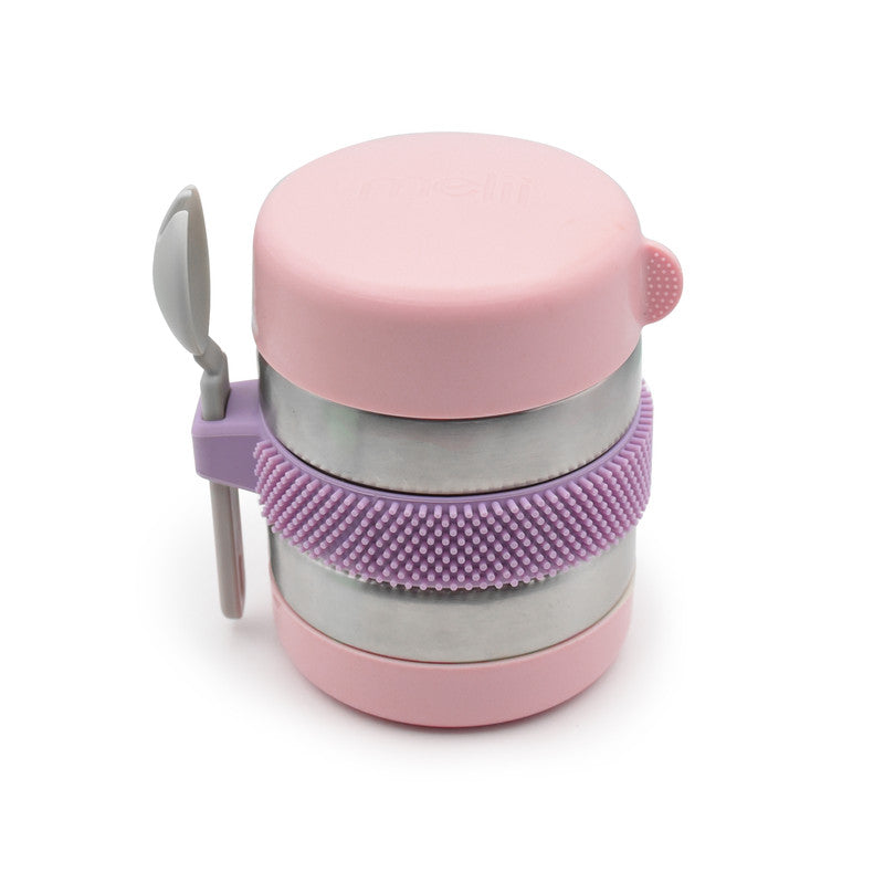 Melii Insulated Food Jar, Fidget Thermose 300ml Pink