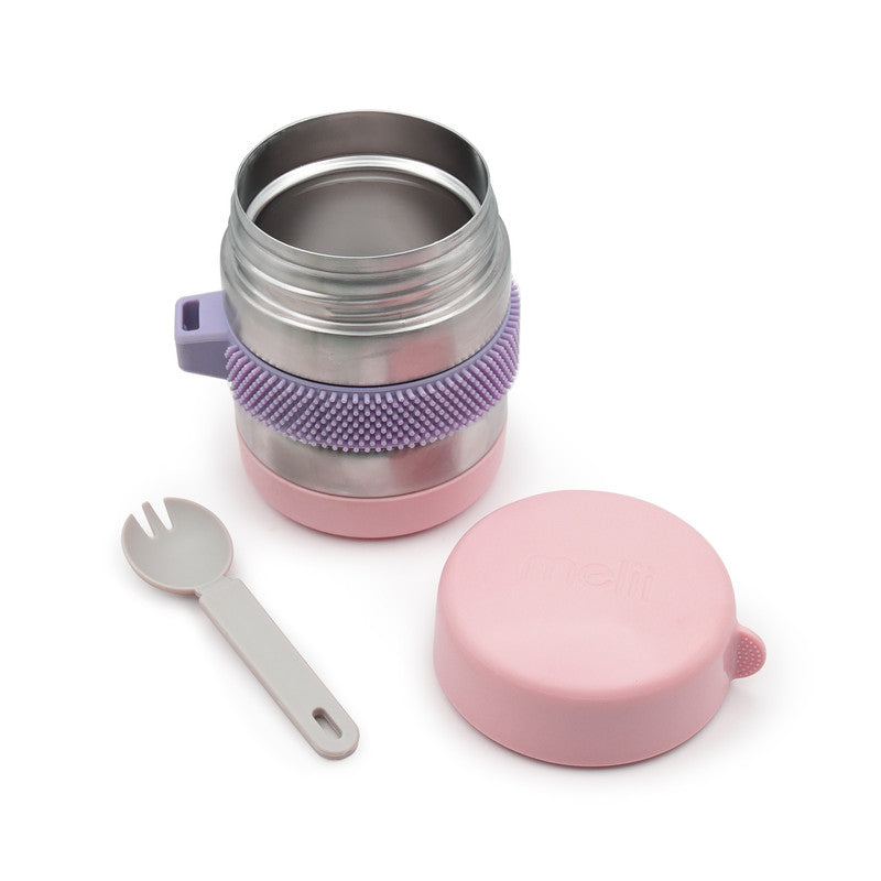 Melii Insulated Food Jar, Fidget Thermose 300ml Pink