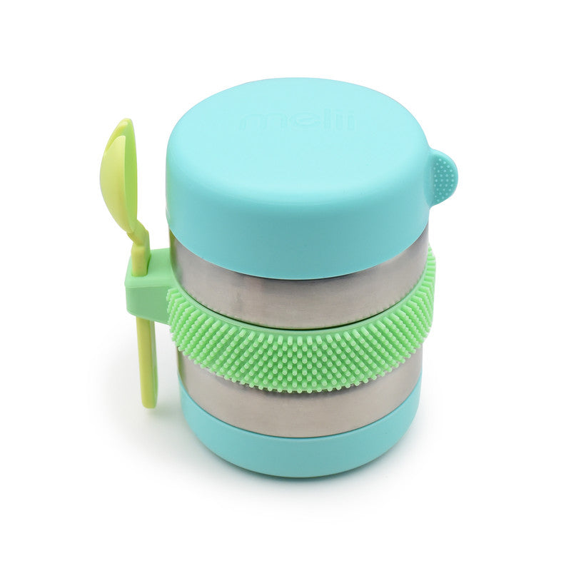 Melii Insulated Food Jar, Fidget Thermose 300ml Turquoise