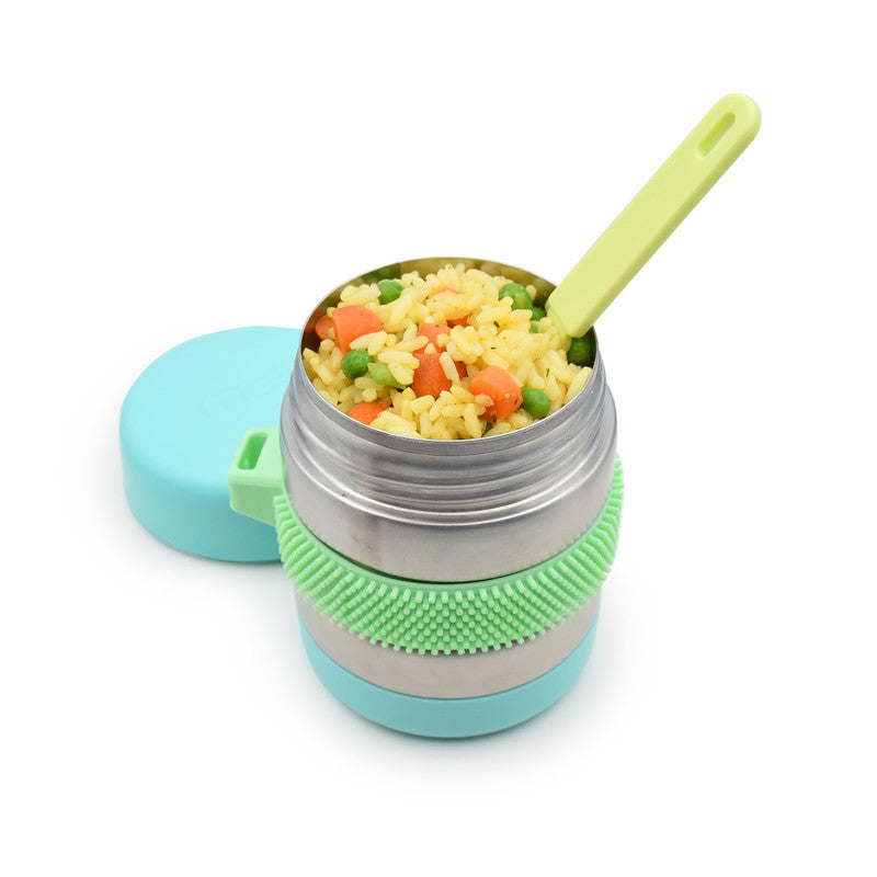 Melii Insulated Food Jar, Fidget Thermose 300ml Turquoise