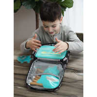 Melii 2 Tier Bento Lunch Box Turquoise_5