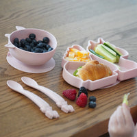 Melii Silicone Spoons 4 pc set - Dog, Cat, Unicorn, Dino_4