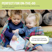 Melii Hexagon Snackle - 6 Compartment - Pink (6 pc/inner)_5