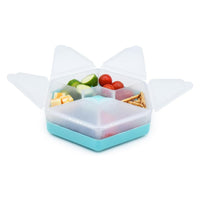 Melii Hexagon Snackle - 6 Compartment  - Blue (6 pc/inner)_1