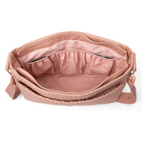 Suavinex, Shoulder Bag Maternity Bag, Large Capacity Stroller Bag, Adjustable Handles for Stroller, Flap and Zipper Closure, Waterproof, with Interior Pockets, Pink_3