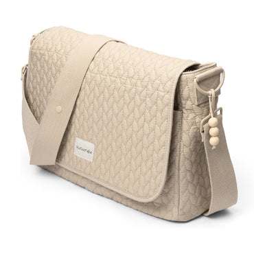 suavinex-shoulder-bag-maternity-bag-large-capacity-stroller-bag-adjustable-handles-for-stroller-flap-and-zipper-closure-waterproof-with-interior-pockets-beige