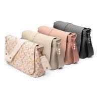 Suavinex, Shoulder Bag Maternity Bag, Large Capacity Stroller Bag, Adjustable Handles for Stroller, Flap and Zipper Closure, Waterproof, with Interior Pockets, Floral_4