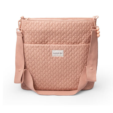 suavinex-maternity-tote-bag-large-capacity-baby-trolley-bag-adjustable-handles-to-stroller-zipper-closure-ideal-stroller-waterproof-with-inner-pockets-pink