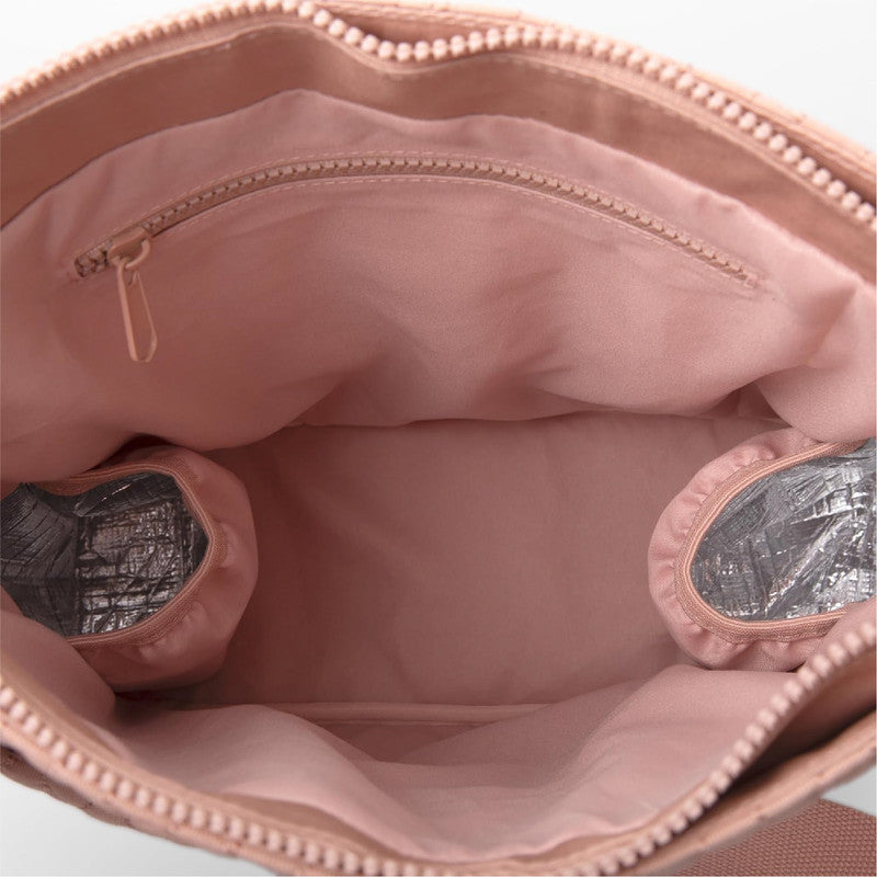 Suavinex, Maternity Tote Bag, Large Capacity Baby Trolley Bag, Adjustable Handles to Stroller, Zipper Closure, Ideal Stroller, Waterproof, with Inner Pockets, Pink