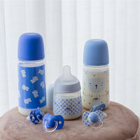 Suavinex, Pack of 2 Pacifiers for Babies +18 Months, with Physiological Silicone Teat SX Pro Symmetrical, Flat and Flexible, Respects Oral Development, Wild&Free Blue_5
