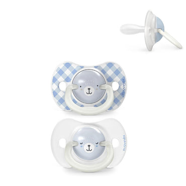 suavinex-pack-of-2-glow-in-the-dark-soothers-babies-6-18-months-sleeping-with-fluorescent-ring-and-sx-pro-silicone-physiological-teat-flat-and-flexible-blue