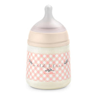 Suavinex, 150ml Bottle with Physiological SX Pro Silicone Teat with Anti-Colic Valve, Slow Flow (S) for Breast and Artificial Milk or Water, Babies +0 Months and Newborns, Wild&Free Pink_1