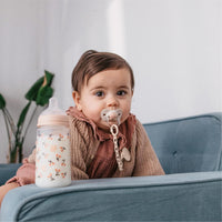 Suavinex, Anti-colic Bottle 270 ml with Physiological SX Pro Silicone Teat, Medium Flow (M), for Medium Density Liquids, Milk, Juice or Water, Babies +3 Months, Birdies, Pink_4