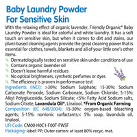 Friendly Organic 1000gm Baby Laundry Detergent Powder, White_6