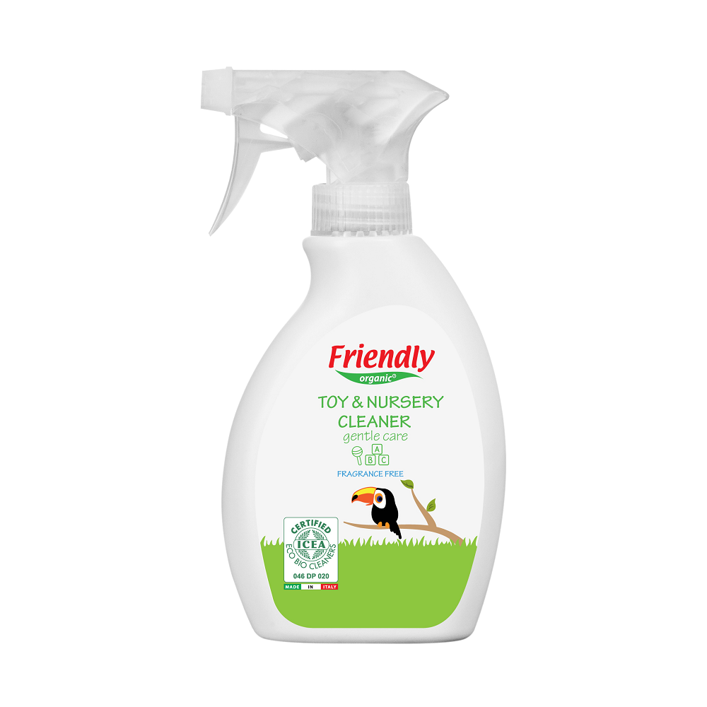 Friendly Organic Fragrance Free Toy & Nursery Cleaner, Clear