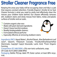 Friendly Organic 250ml Fragrance Free Stroller & Car Seat Cleaner, Clear_6