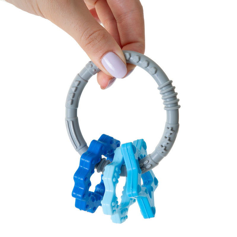 BABYJEM SILICON RING TEETHER / BLUE