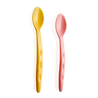 BABYJEM BABY FOOD SPOON 2 PCS/PINK-YELLOW_3