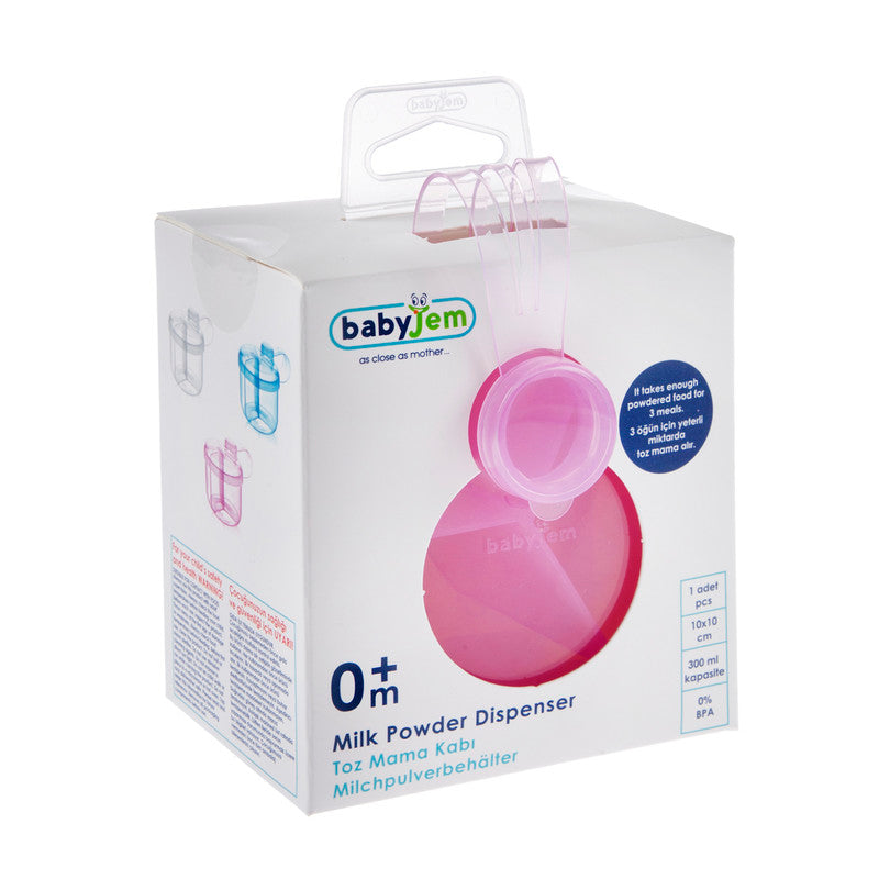 BABYJEM POWDER FOOD CONTAINER PINK
