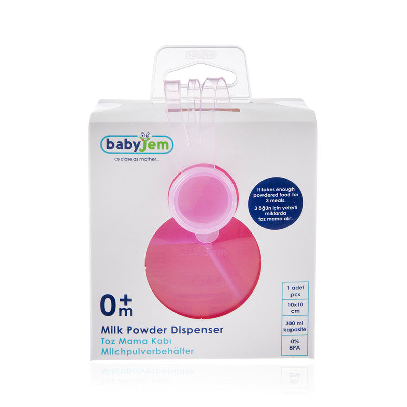 BABYJEM POWDER FOOD CONTAINER PINK