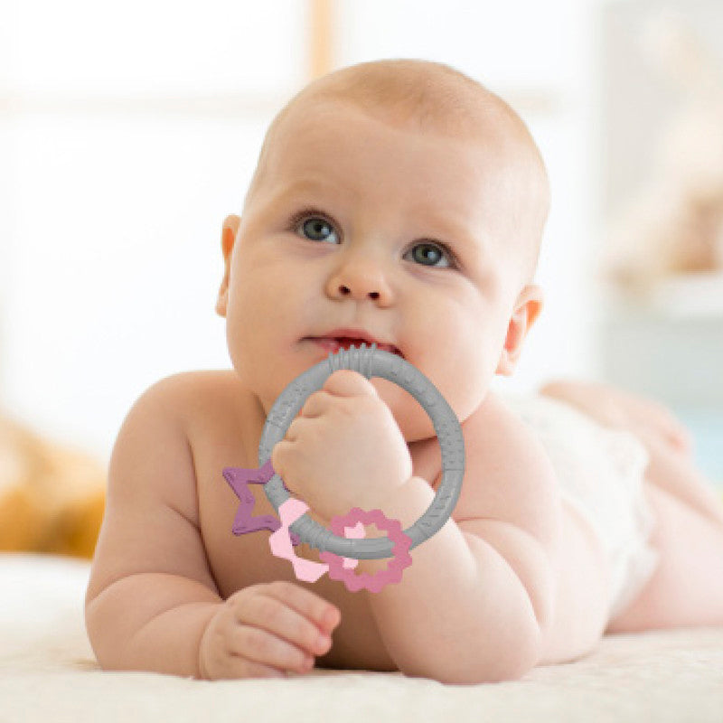 BABYJEM SILICON RING TEETHER / PINK