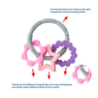 BABYJEM SILICON RING TEETHER / PINK_3