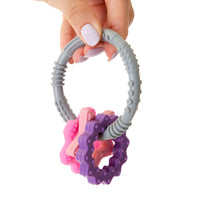 BABYJEM SILICON RING TEETHER / PINK_5
