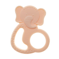 BABYJEM SILICON ELEPHANT  TEETHER ECRU_1