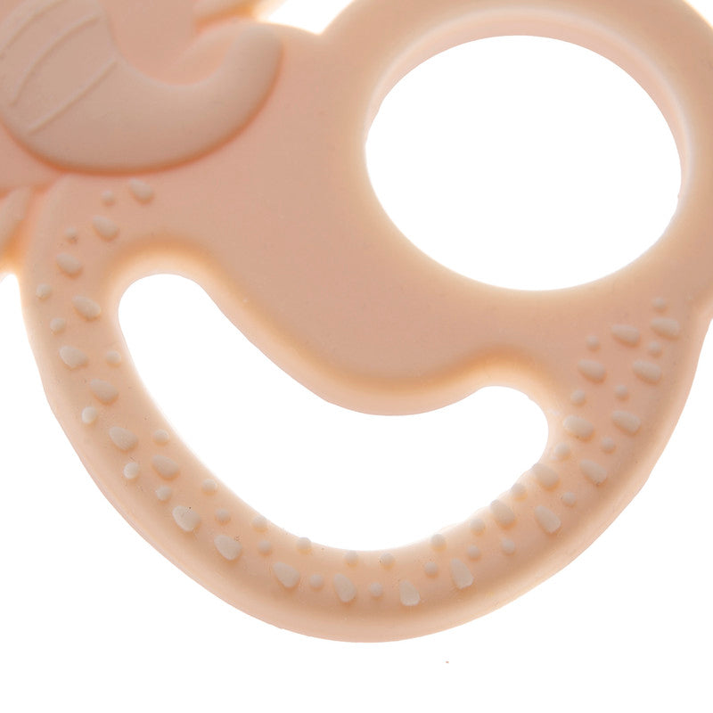 BABYJEM SILICON ELEPHANT  TEETHER ECRU