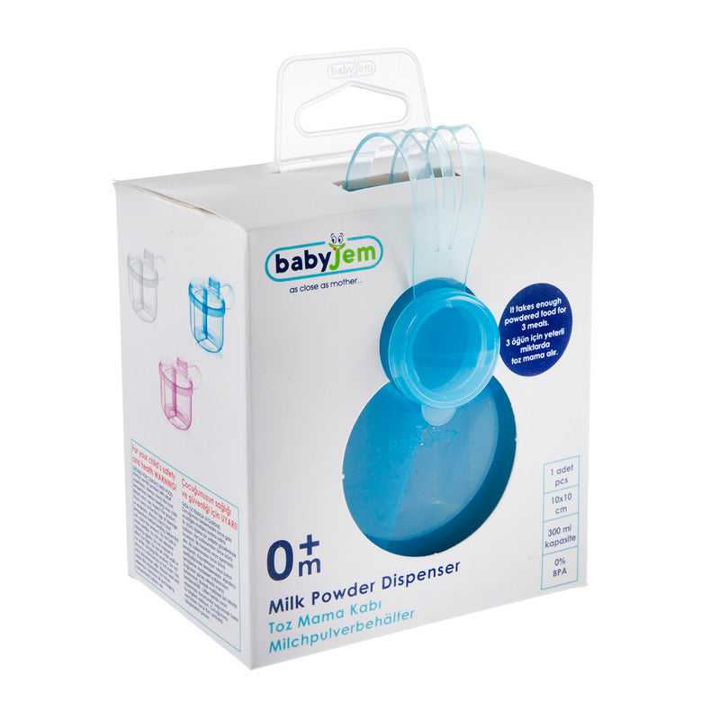 BABYJEM POWDER FOOD CONTAINER BLUE