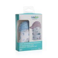 BABYJEM BABY TEETHERING GLOVES /HEDGEHOG / BLUE_7