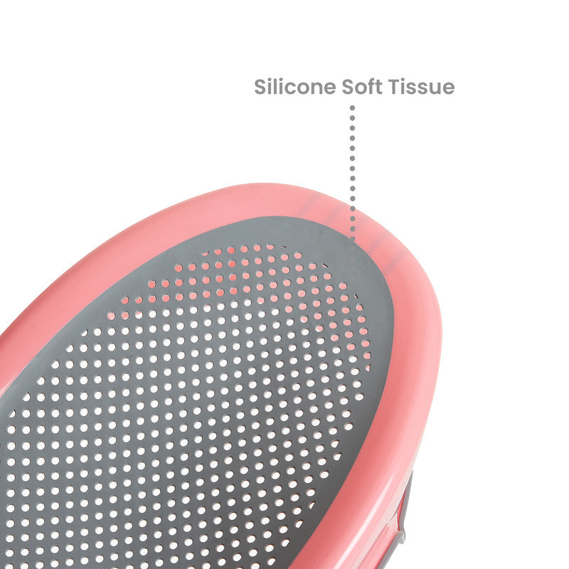 BABYJEM BABY BATH SUPPORT WITH SOFT TOUCH MATERIAL / P?NK COLOR