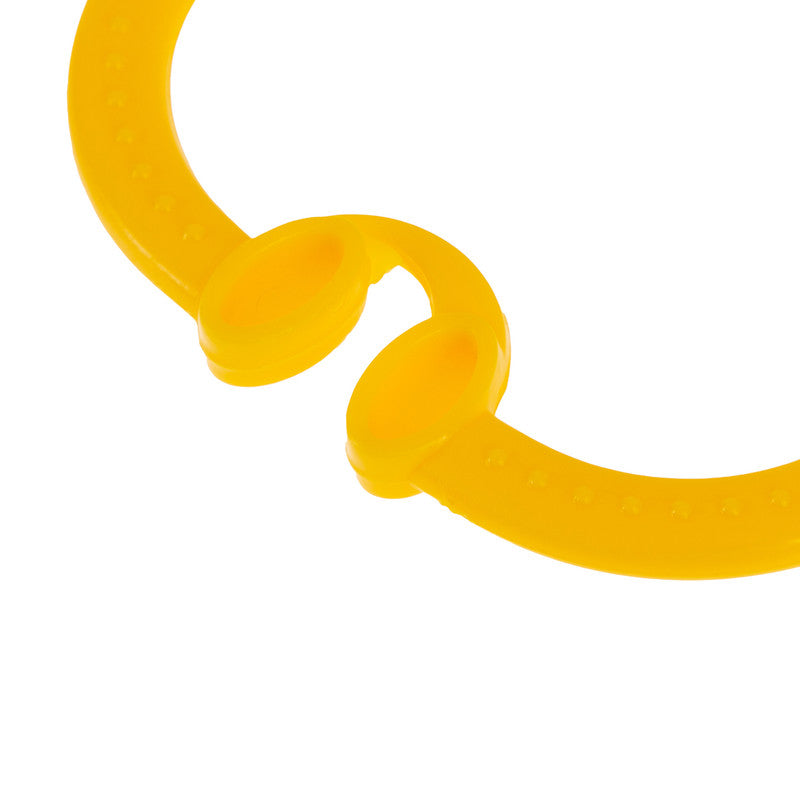 BABYJEM RATTLE STROLLER RING YELLOW OVAL
