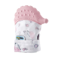 BABYJEM BABY TEETHERING GLOVES /HEDGEHOG / PINK_1