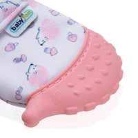 BABYJEM BABY TEETHERING GLOVES /HEDGEHOG / PINK_3